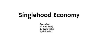 Singlehood Economy