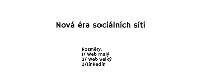 Sítě spojují méně, prodávají víc